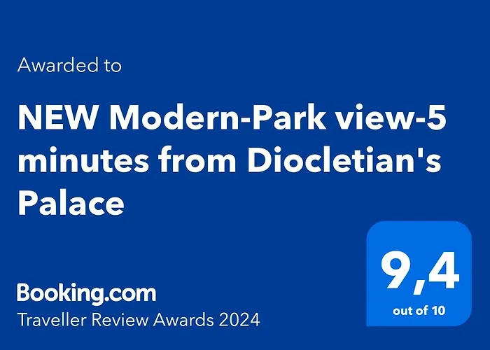 아파트 New Modern-park View-5 Minutes From Diocletian's Palace